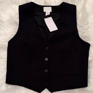 H&M Black Vest